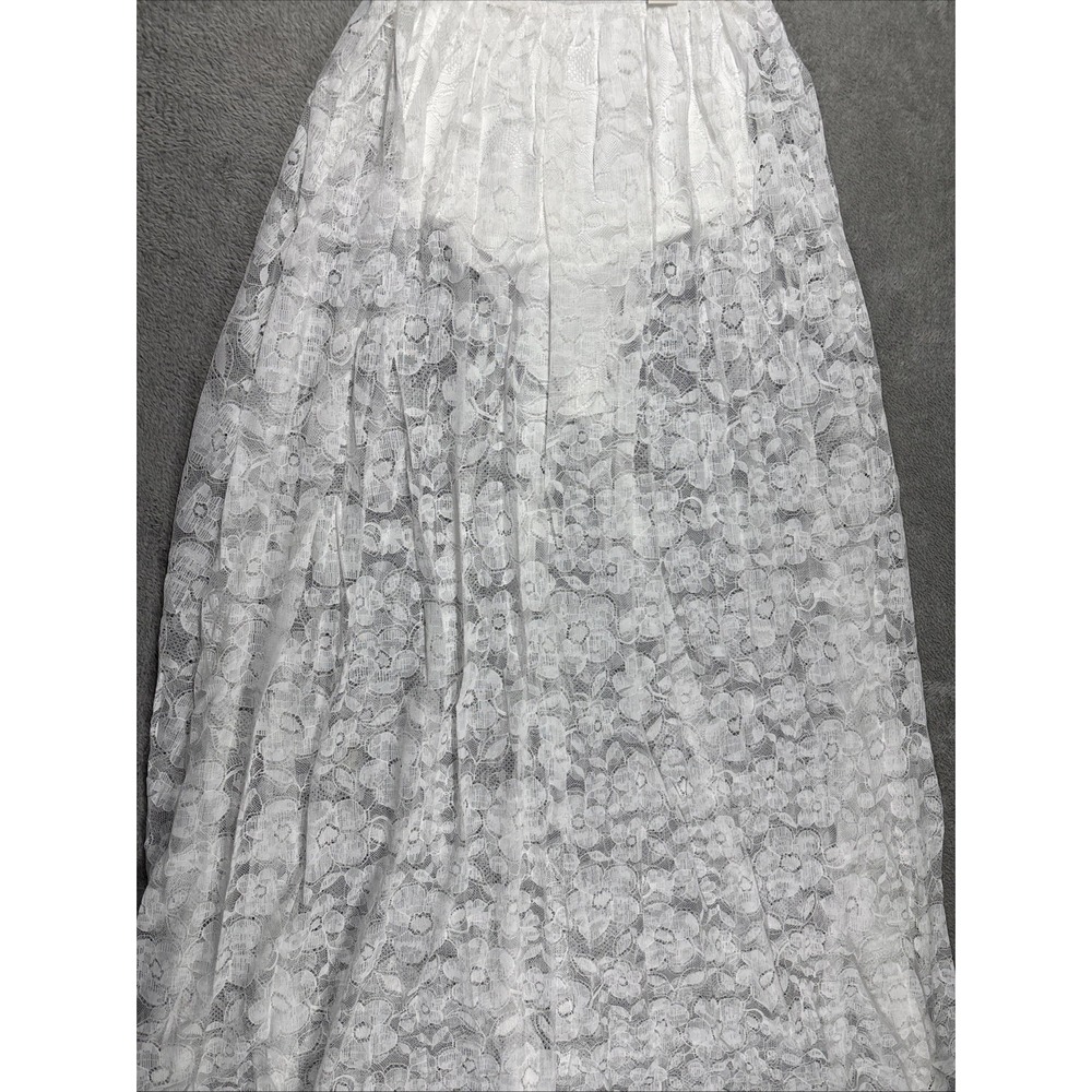 NWT For Love and Lemons Lorena Maxi Dress White Lace Size XS - Picture 6 of 14